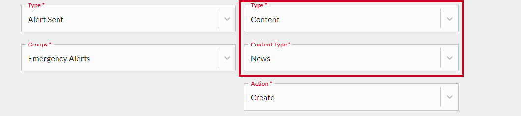 Content type.