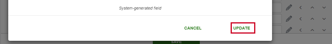Update button.