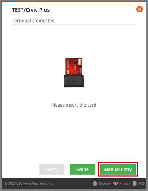 Forte EMV manual.