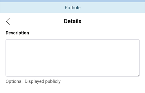 Description field.