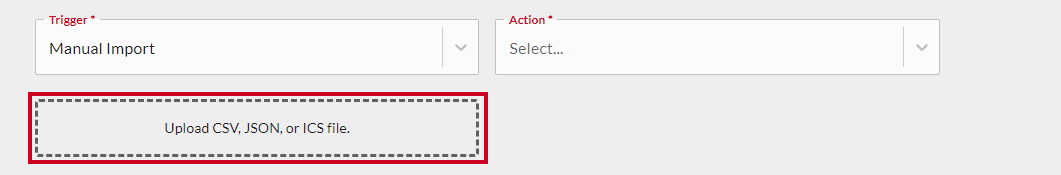 Upload file.