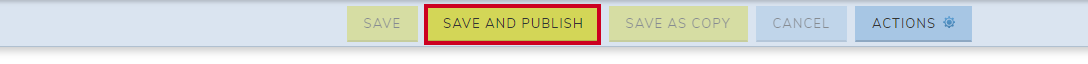 save and publish