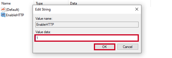value data.