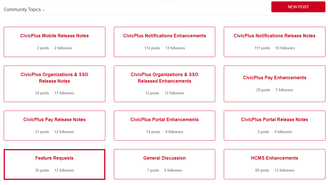 feature requests