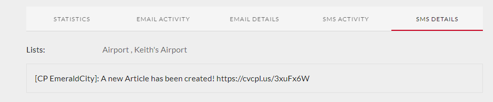 sms details
