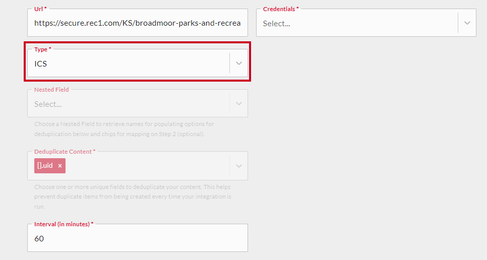 select polling type