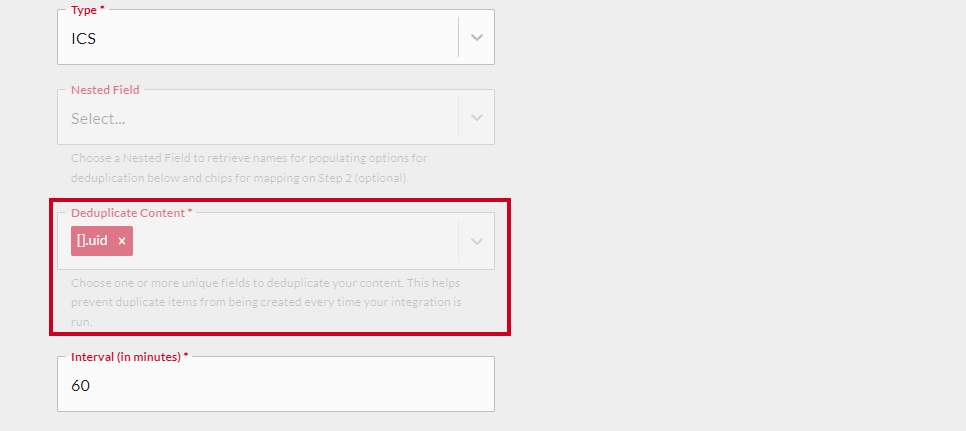 deduplicate content