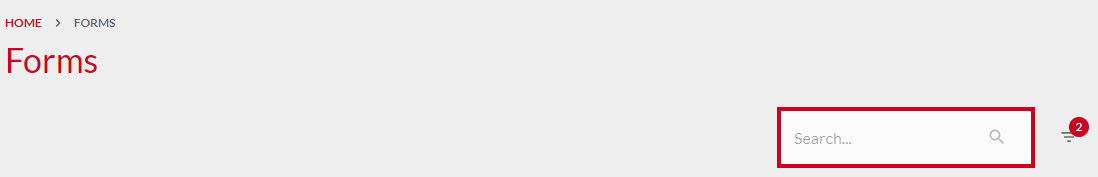 Search bar.