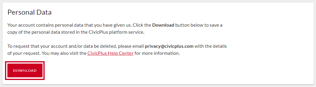 Download button.