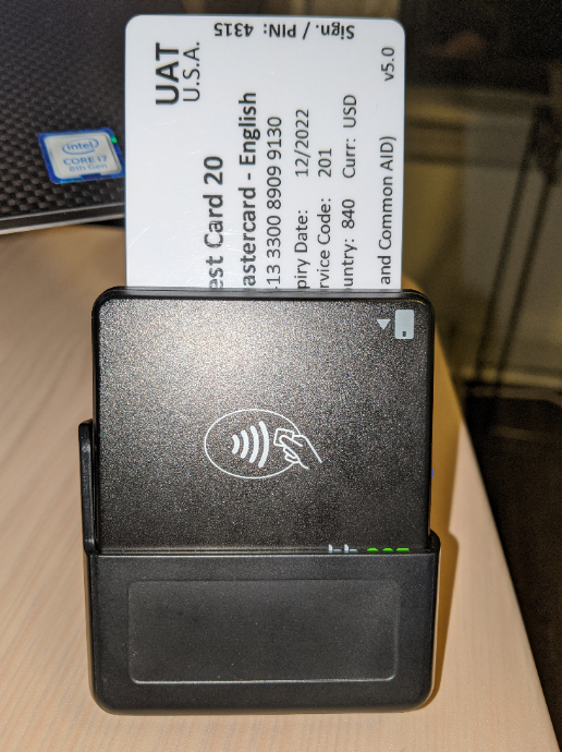 Insert card.