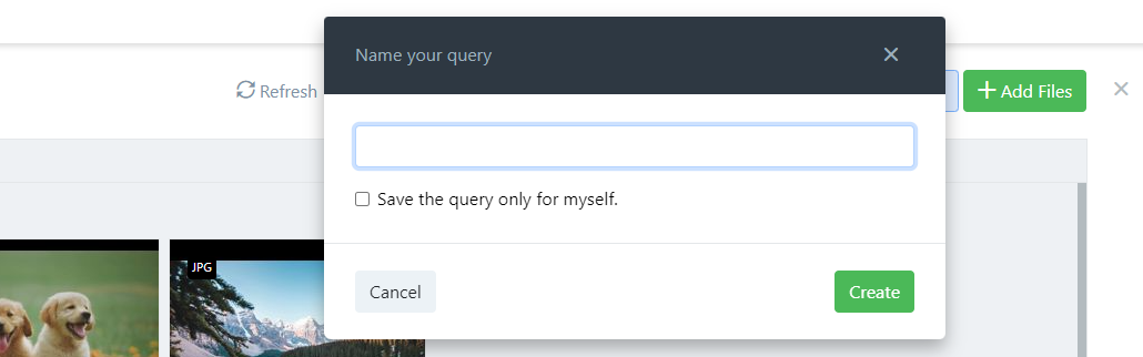name query field.