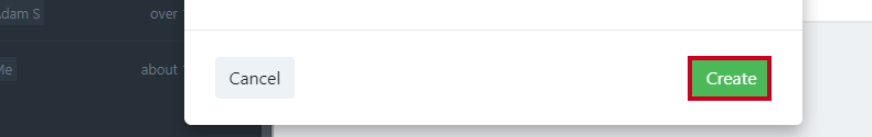 create button.