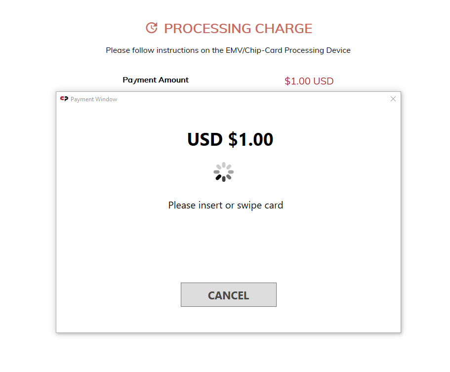 Process charge.