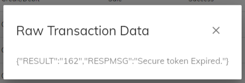 Raw Response Example