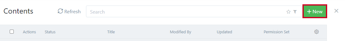 new element button.