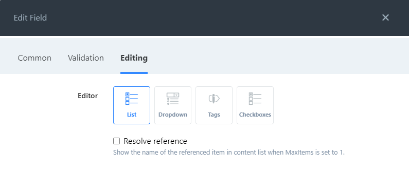 editing tab fields.