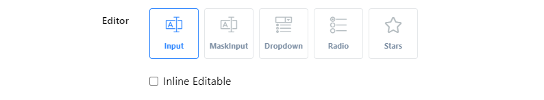 input button.