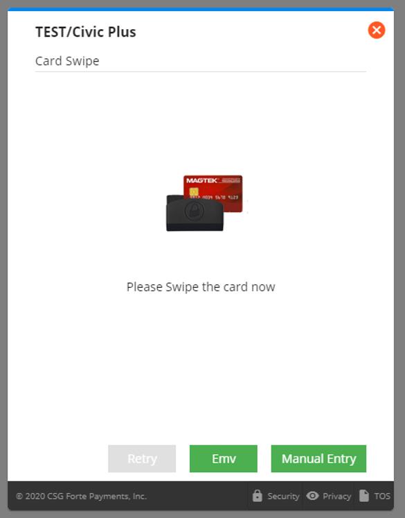 swipe card