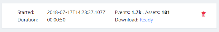 Backup information.