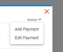 add or edit payment.