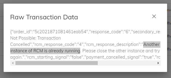 RawData RCM2 instances.