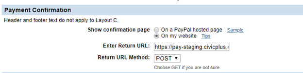 payment confirmation