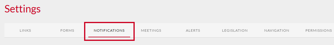 Notifications tab.