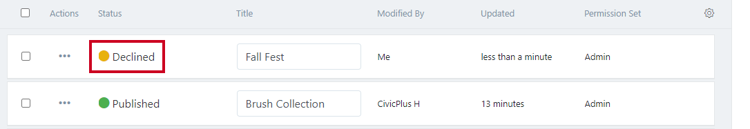 Content Declined yellow dot.