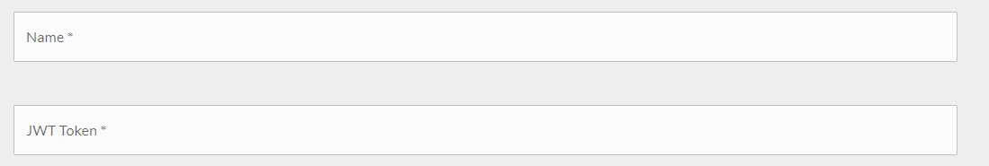 Laserfiche Credential Fields.