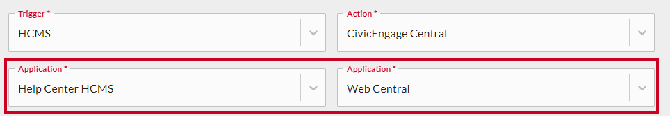 Applications dropdown.