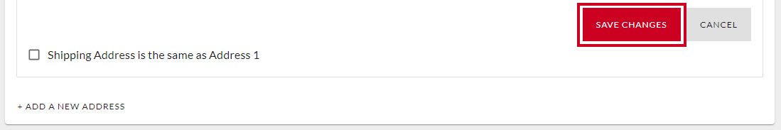 Save Changes button.