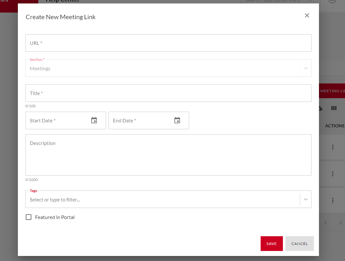 New Link Fields.
