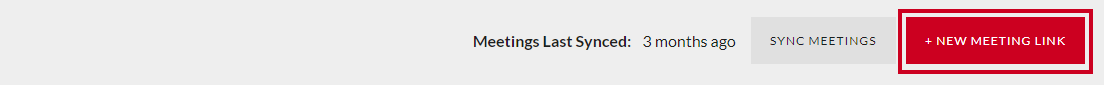 New Meeting Link button.