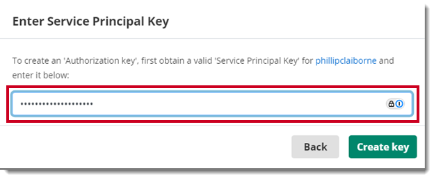 Laserfiche service key.