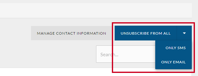 Unsubscribe from all.