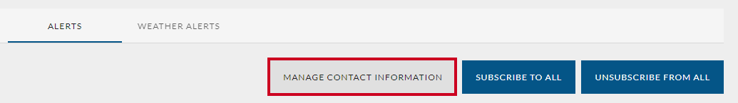 Manage contact information button.