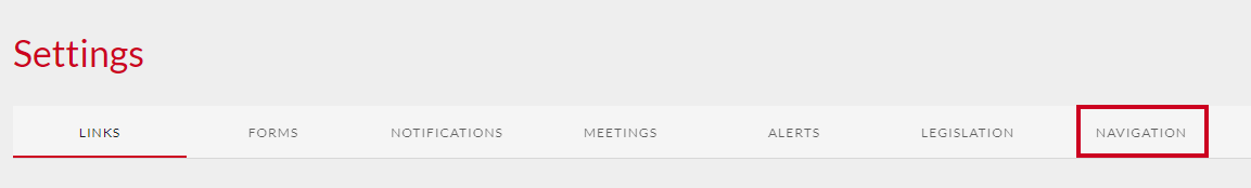 Navigation tab.