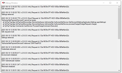 The Debug Window