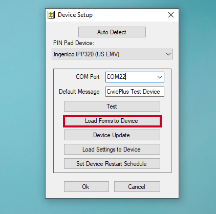 load forms to device.