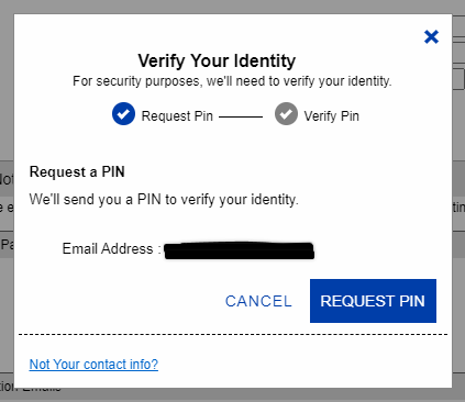 Authorize PIN Required