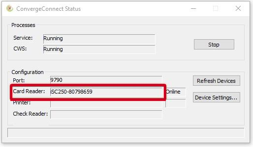 Convergeconnect autopopulates.