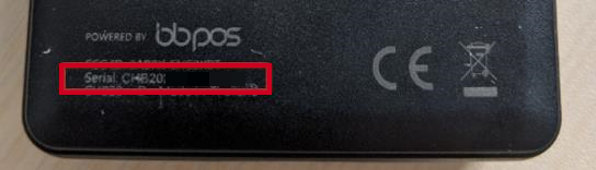 View serial number.