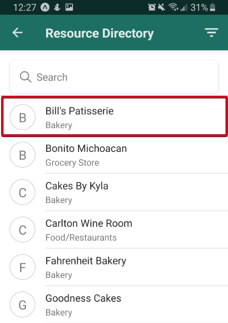 Select a Resource card.
