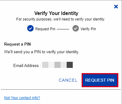 request pin