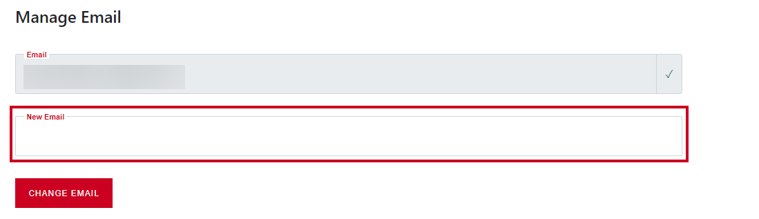 click change email