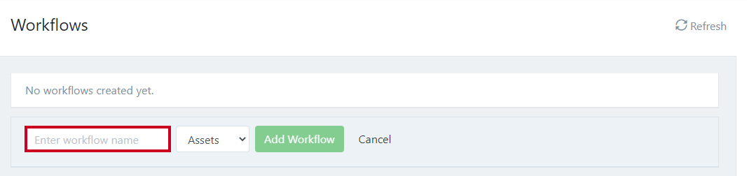 workflow name