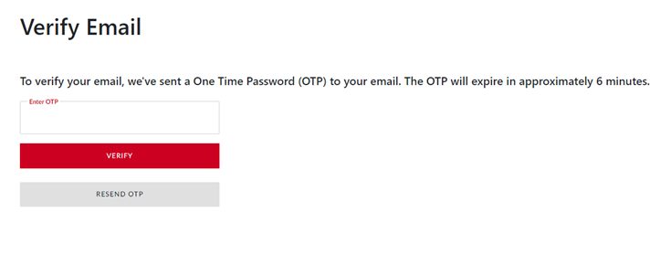 Verify email.