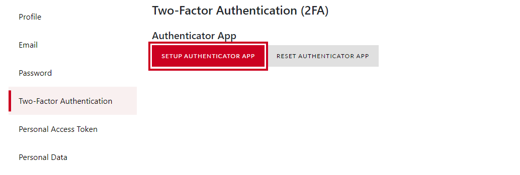 set up authenticator