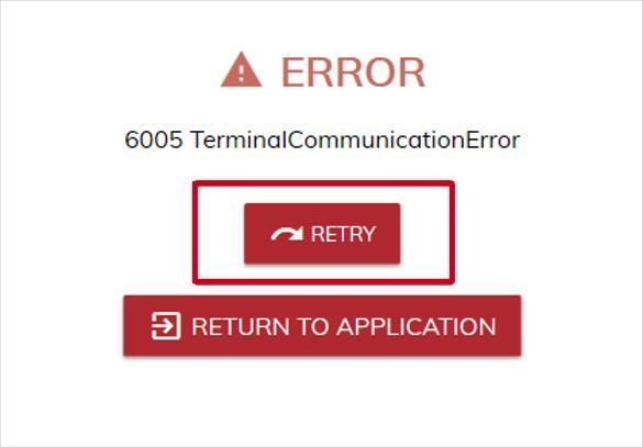 Select retry.