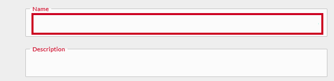 Name field in integration hub.